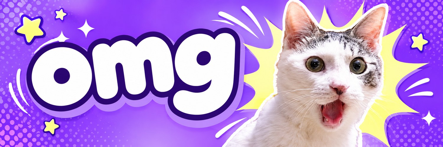 OMG Cat official banner